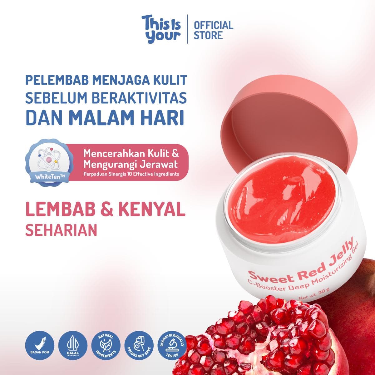 Sweet Red Jelly Moisturizer Gel